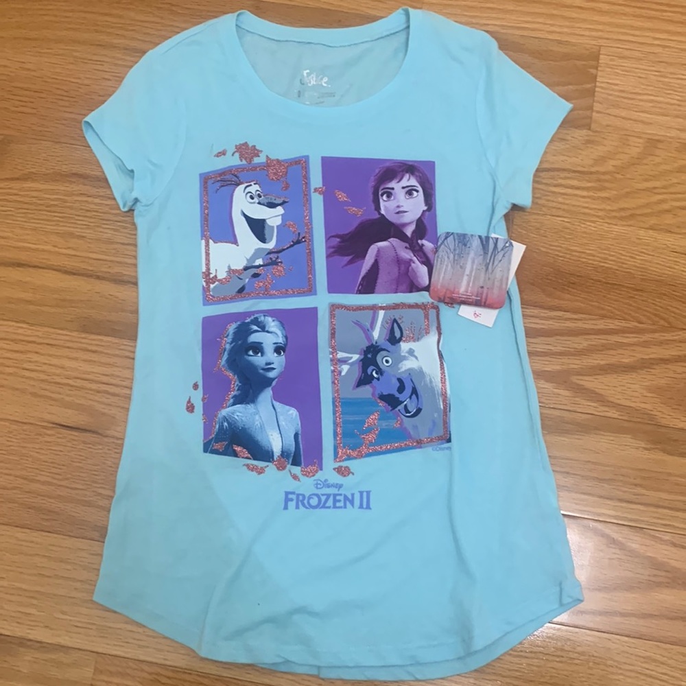NEW Frozen 2 Justice shirt , girls 10